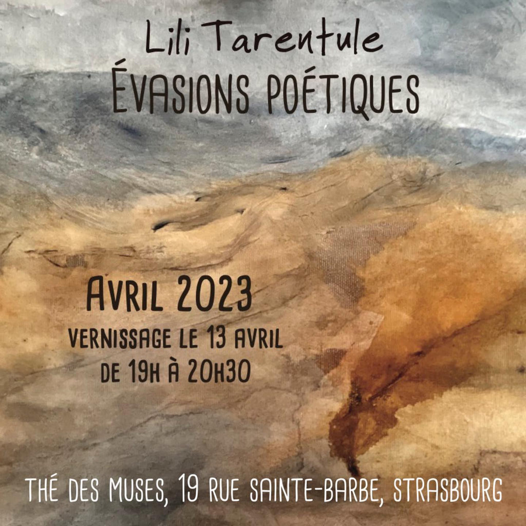 En avril, Lili Tarentule expose au Thé des Muses