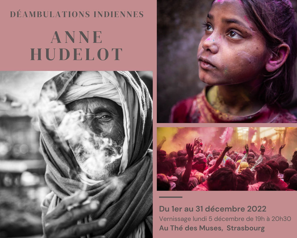 En décembre, Anne Hudelot expose au Thé des Muses