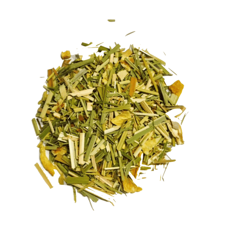 Infusion à la citronnelle, aux écorces de citron, à la cardamome, à la réglisse, au gingembre, à la vanille, et à l'orange