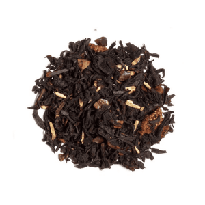 Thé noir (Ceylan, Chine) aromatisé à la cannelle, à l'orange, au cassis et au caramel